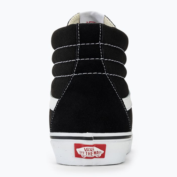 Vans UA SK8-Hi μαύρα/μαύρα/λευκά παπούτσια 8