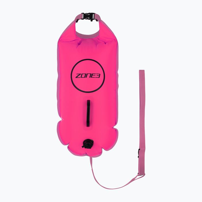 ZONE3 Ασφάλεια κολύμβησης Drybag ροζ SA18SBDB114 σημαδούρα ρελέ 3