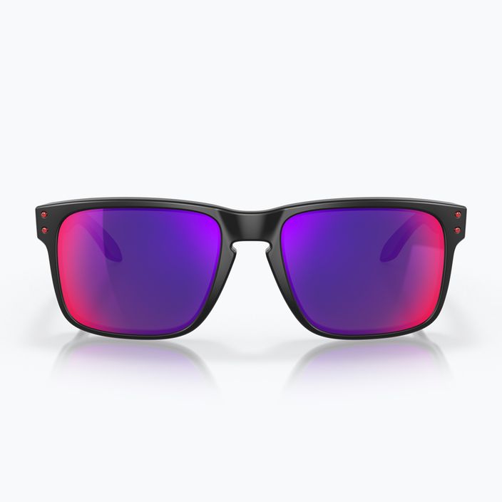 Γυαλιά ηλίου Oakley Holbrook μαύρο ματ/θετικό κόκκινο ιρίδιο 2