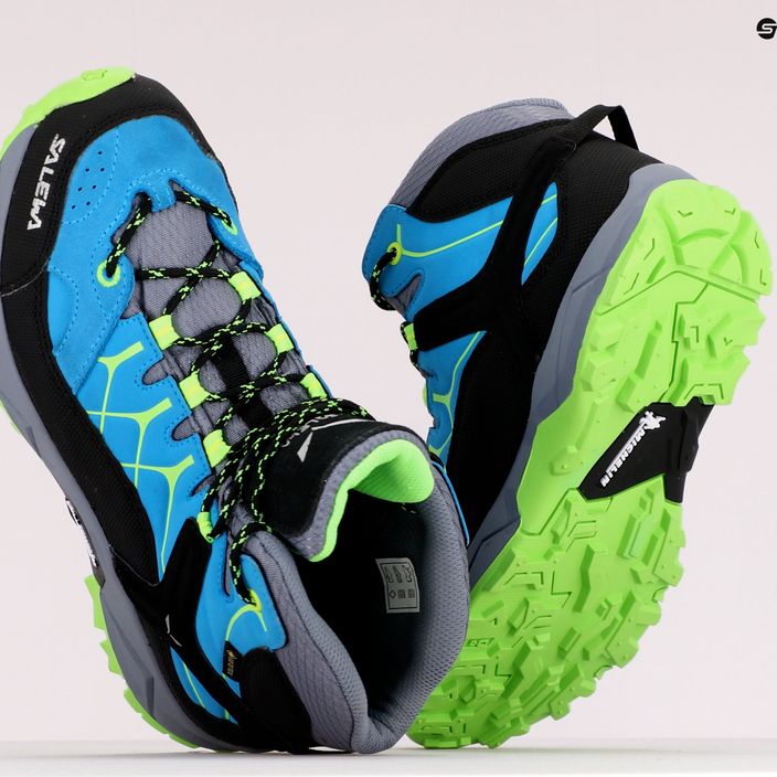 Παιδικές μπότες πεζοπορίας Salewa Alp Trainer Mid GTX μπλε 00-0000064010 10