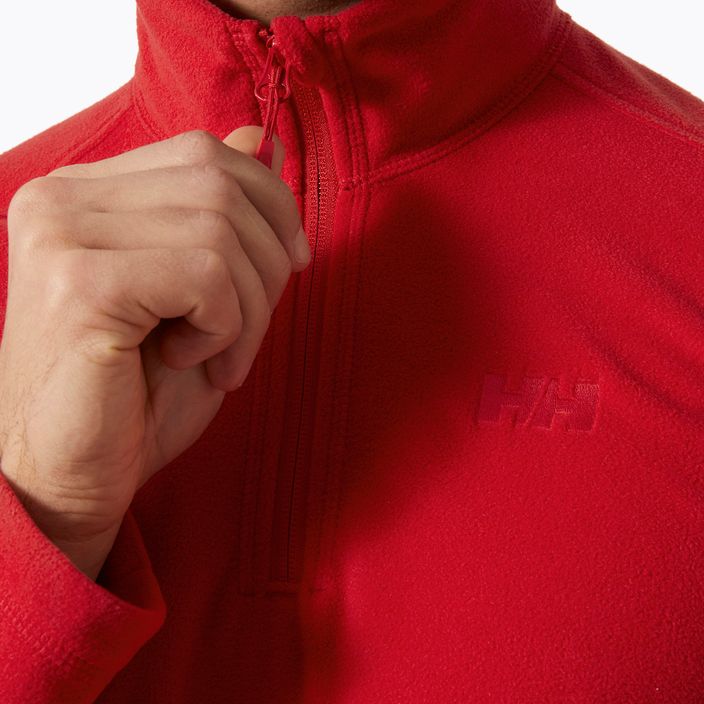 Helly Hansen ανδρική μπλούζα Daybreaker 1/2 Zip fleece φούτερ κόκκινο 50844_162 3