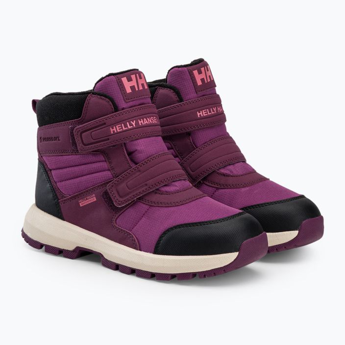 Παιδικές χειμερινές μπότες πεζοπορίας Helly Hansen Jk Bowstring Boot Ht μοβ 11645_657 5