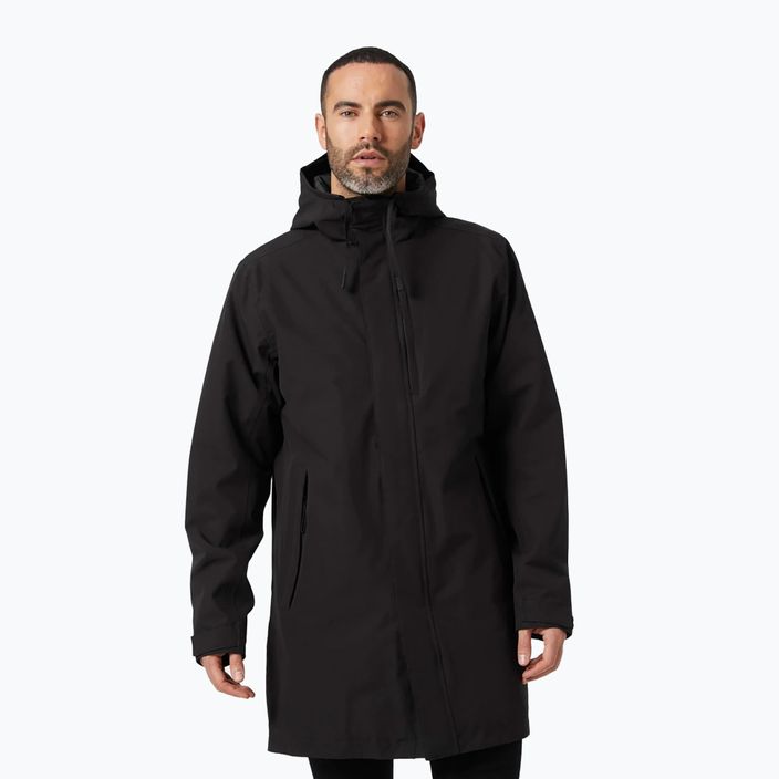 Ανδρικό χειμερινό παλτό Helly Hansen Mono Material Insulated Rain Coat μαύρο 53644_990