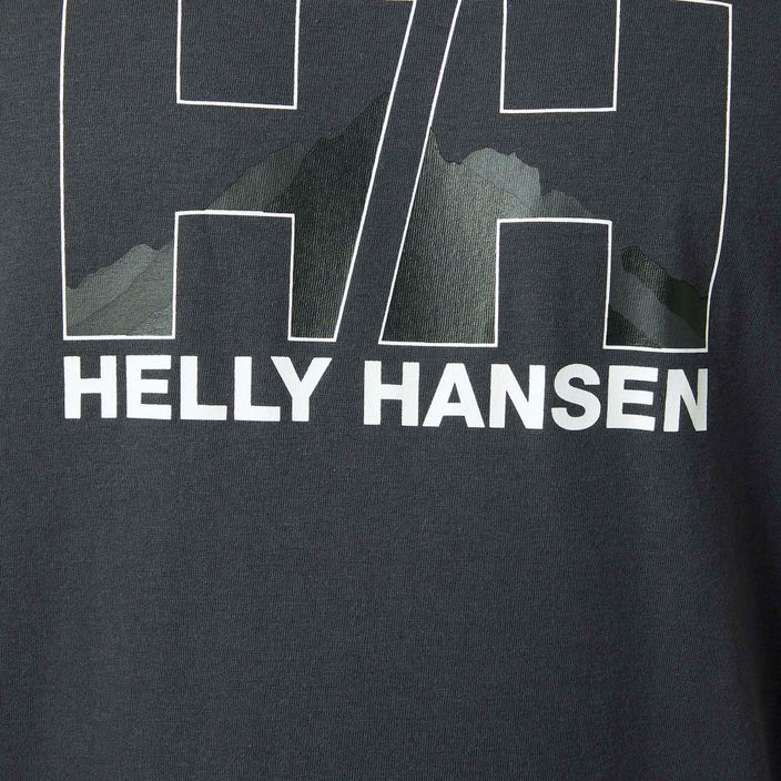 Ανδρικό μπλουζάκι trekking Helly Hansen Nord Graphic γκρι 62978_981 4