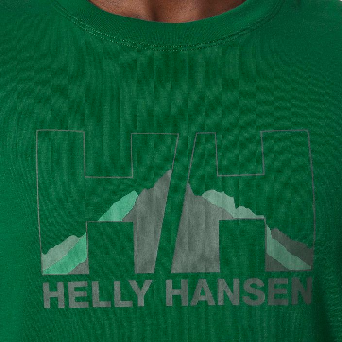 Helly Hansen Nord Graphic ανδρικό πουκάμισο trekking πράσινο 62978_486 3