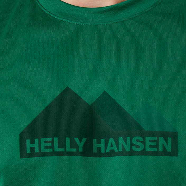 Ανδρικό πουκάμισο Helly Hansen HH Tech Graphic trekking πράσινο 63088_486 3