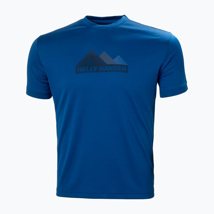 Ανδρικό πουκάμισο Helly Hansen HH Tech Graphic trekking μπλε 63088_606 4