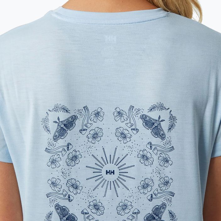 Γυναικείο t-shirt για trekking Helly Hansen Skog Recycled Graphic μπλε 63083_513 3
