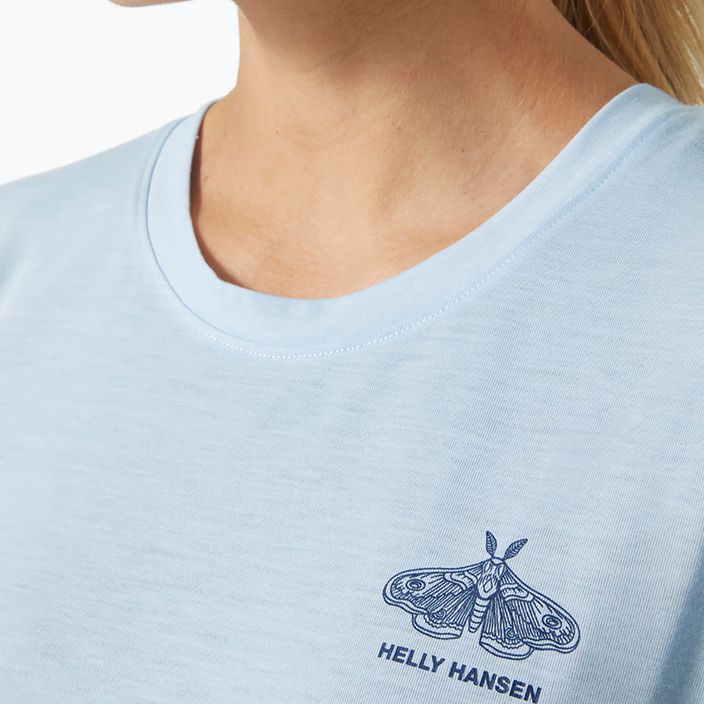 Γυναικείο t-shirt για trekking Helly Hansen Skog Recycled Graphic μπλε 63083_513 4