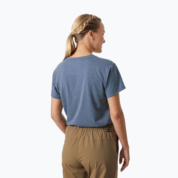 Γυναικείο t-shirt για trekking Helly Hansen Skog Recycled Graphic μπλε 63083_585 2