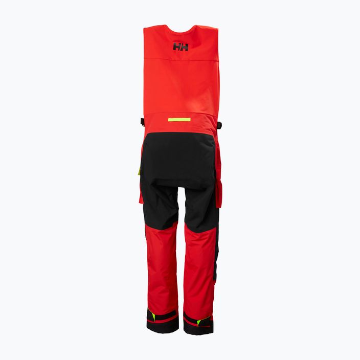 Ανδρικό παντελόνι ιστιοπλοΐας Helly Hansen Aegir Race Salopette 2.0 alert κόκκινο 8