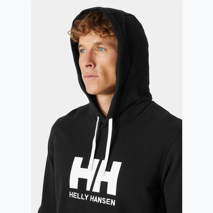 Ανδρικό Helly Hansen HH Logo Hoodie μαύρο 3