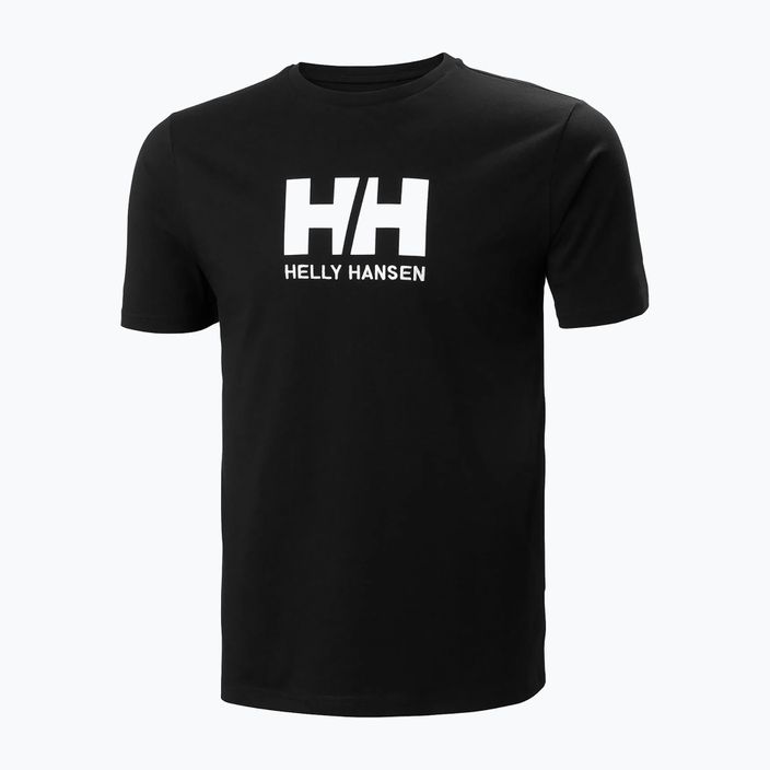 Ανδρικό t-shirt Helly Hansen HH Logo μαύρο 4