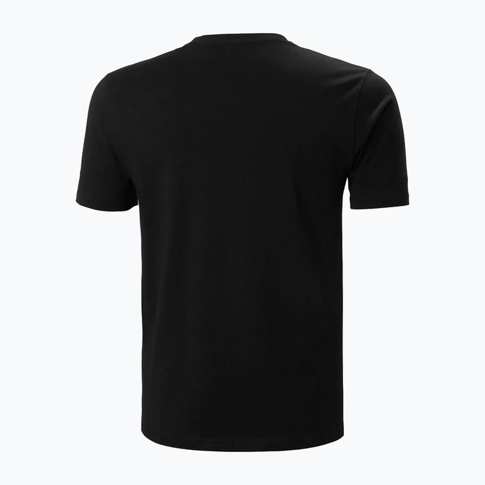 Ανδρικό t-shirt Helly Hansen HH Logo μαύρο 5