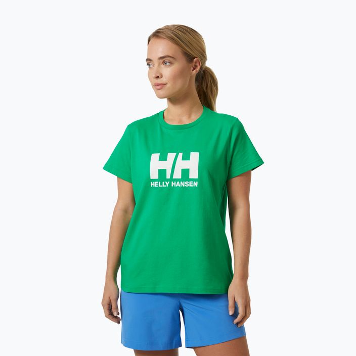 Helly Hansen γυναικείο t-shirt Logo 2.0 φωτεινό πράσινο