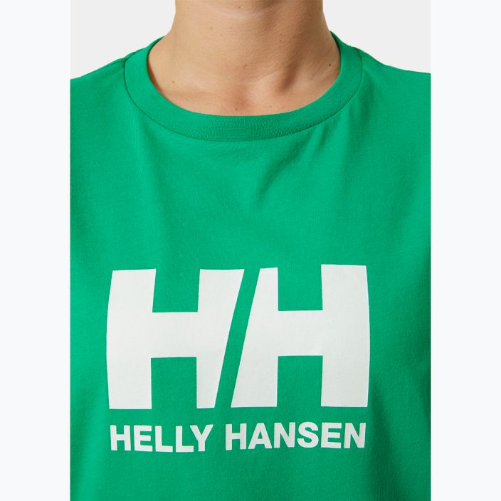 Helly Hansen γυναικείο t-shirt Logo 2.0 φωτεινό πράσινο 3