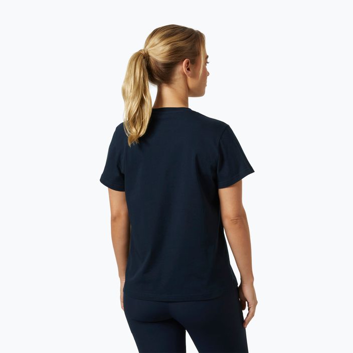 Helly Hansen γυναικείο T-shirt Logo 2.0 navy 2