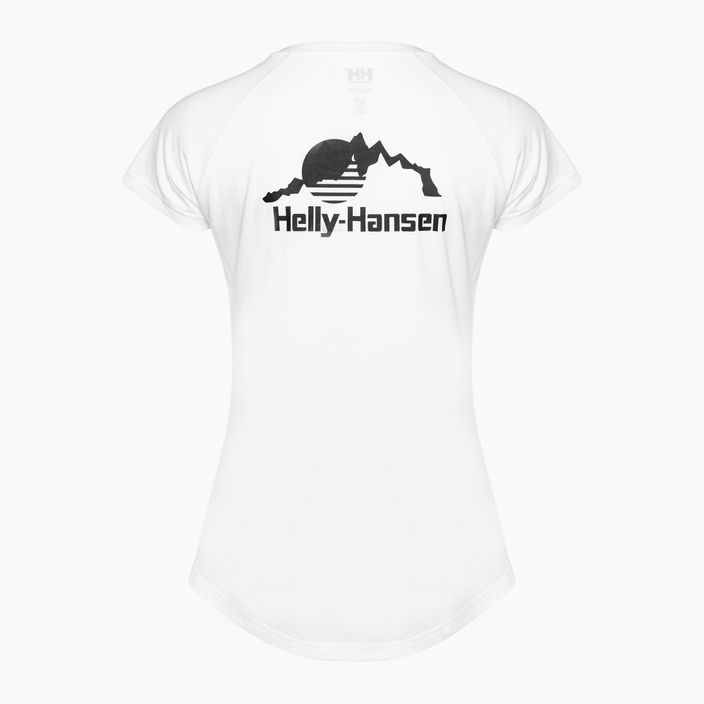Helly Hansen Nord Graphic Drop λευκό γυναικείο t-shirt 2
