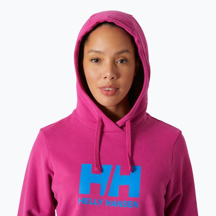 Helly Hansen γυναικείο φούτερ HH Logo Hoodie 2.0 magenta 2.0 2