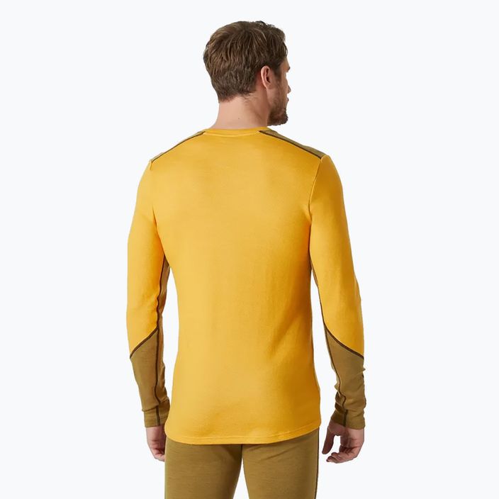 Ανδρικό θερμοδραστικό μακρυμάνικο Helly Hansen Lifa Merino Midweight Crew golden glow 2