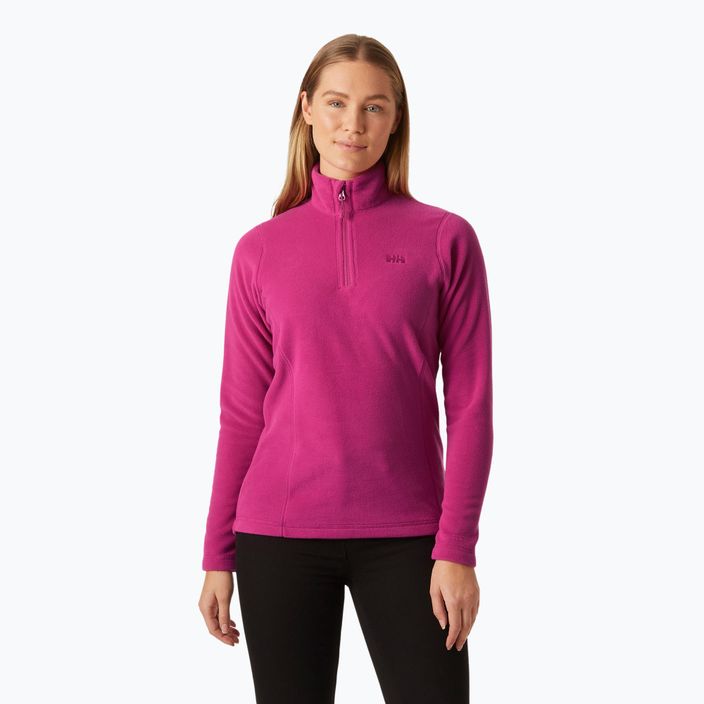 Γυναικείο φούτερ πεζοπορίας Helly Hansen Daybreaker 1/2 Zip magenta 2.0