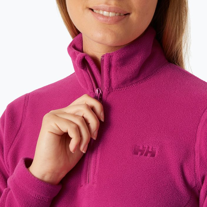 Γυναικείο φούτερ πεζοπορίας Helly Hansen Daybreaker 1/2 Zip magenta 2.0 3