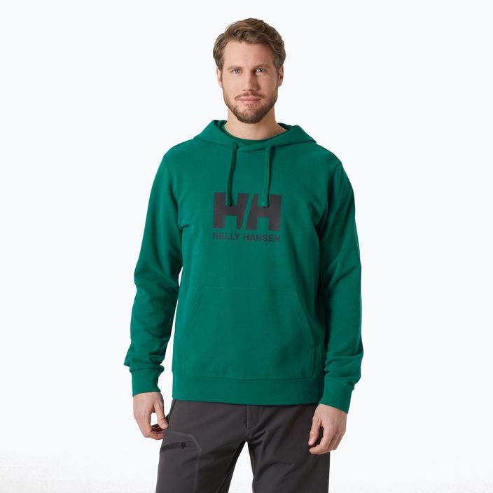 Ανδρικό Helly Hansen HH Logo Hoodie 2.0 emerald