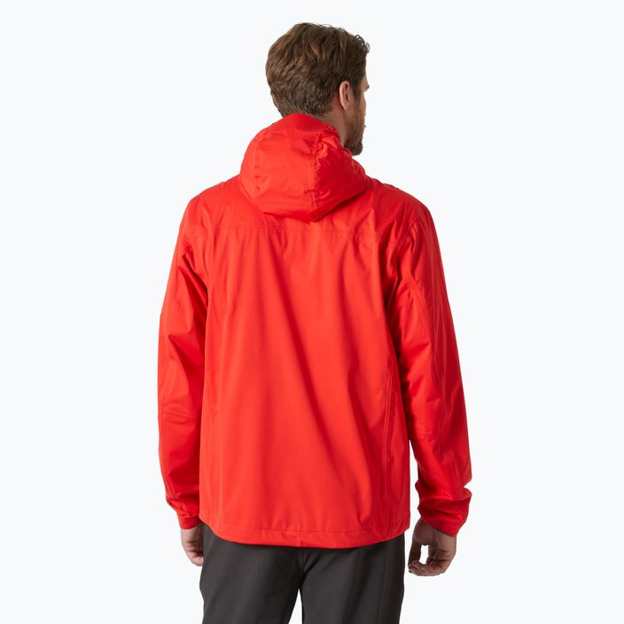 Ανδρικό Helly Hansen Momentum 3L Stretch alert κόκκινο μπουφάν βροχής 2