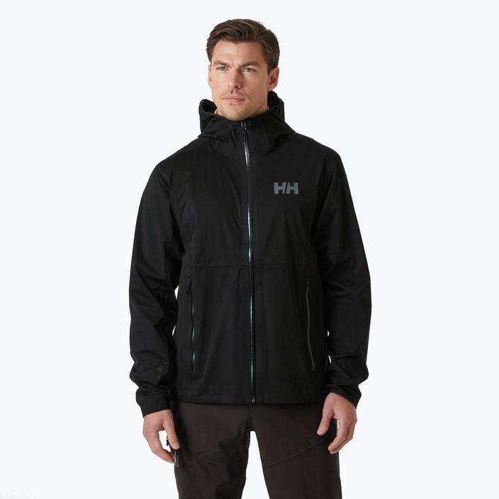 Ανδρικό μπουφάν βροχής Helly Hansen Momentum 3L Stretch μαύρο