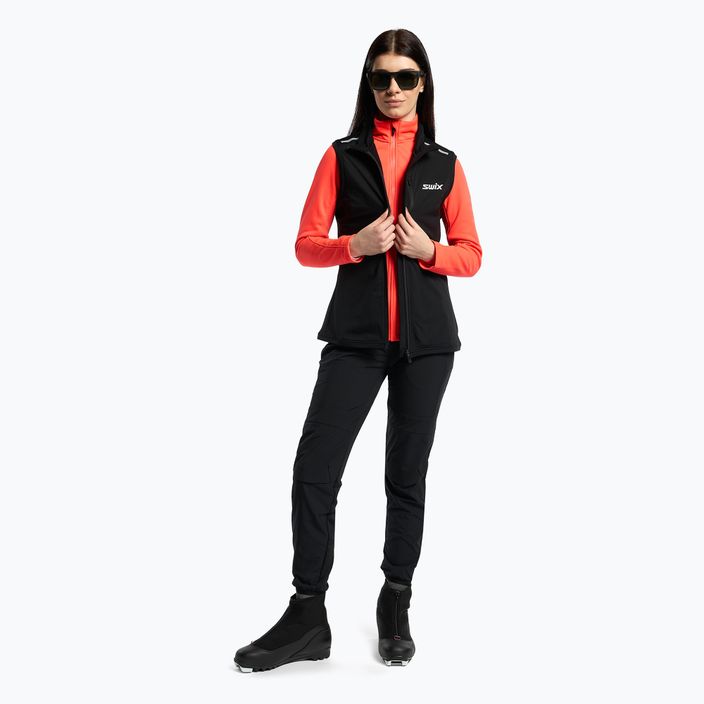 Swix Focus Warm γυναικείο γιλέκο σκι μαύρο 11216-10000 2