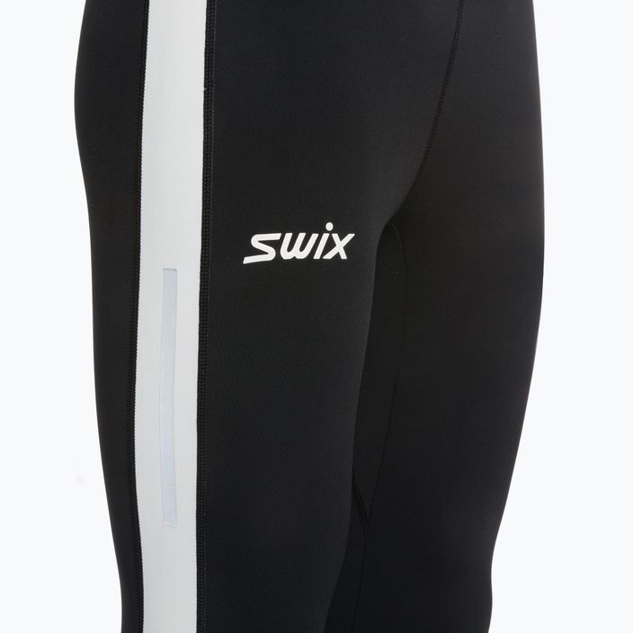 Swix Focus Warm γυναικείο θερμικό παντελόνι μαύρο και λευκό 22456-10041 3