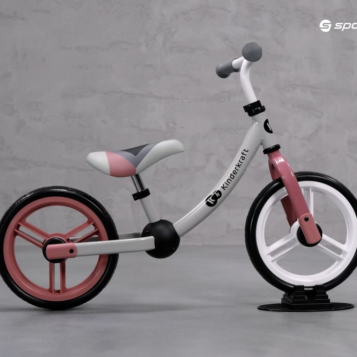 Kinderkraft 2Way Next ποδήλατο γκρι-ροζ KR2WAY00PNK00000 7
