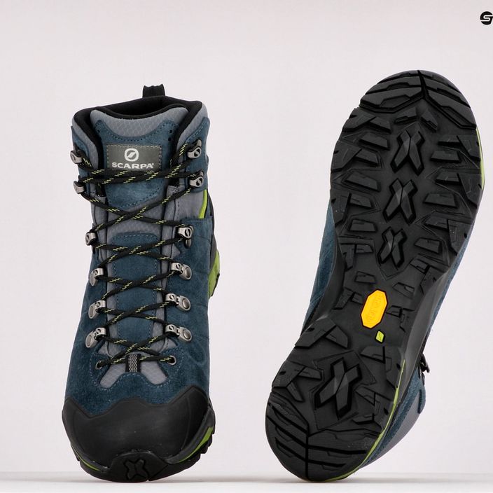 Ανδρικές μπότες πεζοπορίας SCARPA ZG GTX πράσινο 67075-200 9
