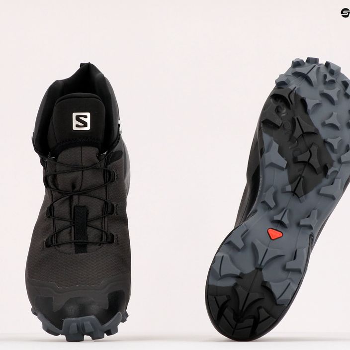 Salomon Cross Hike Mid Gore-Tex ανδρικά παπούτσια πεζοπορίας μαύρο L41118500 10