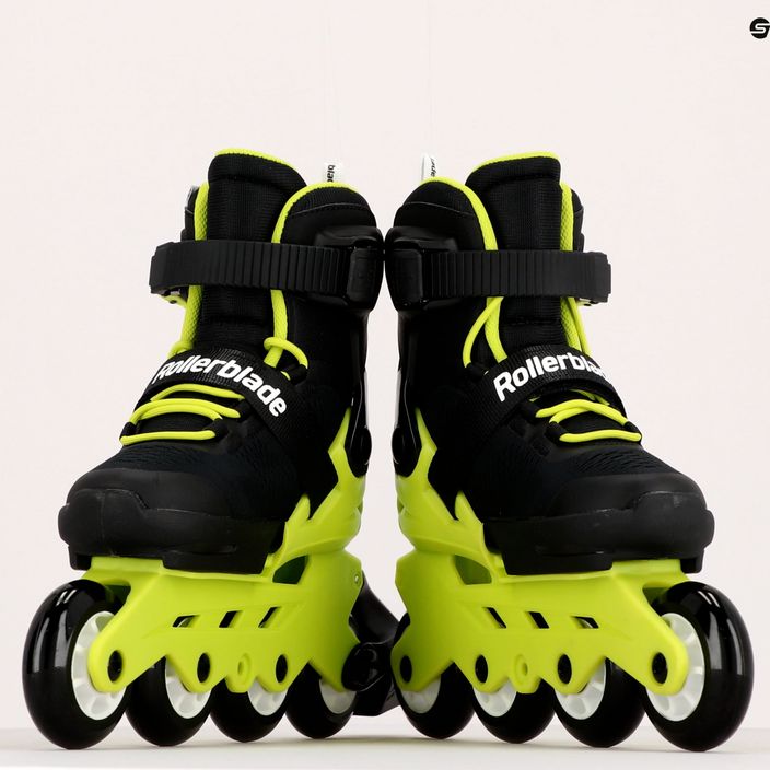 Rollerblade Microblade παιδικά πατίνια πατινάζ μαύρα και κίτρινα 7101700215 9