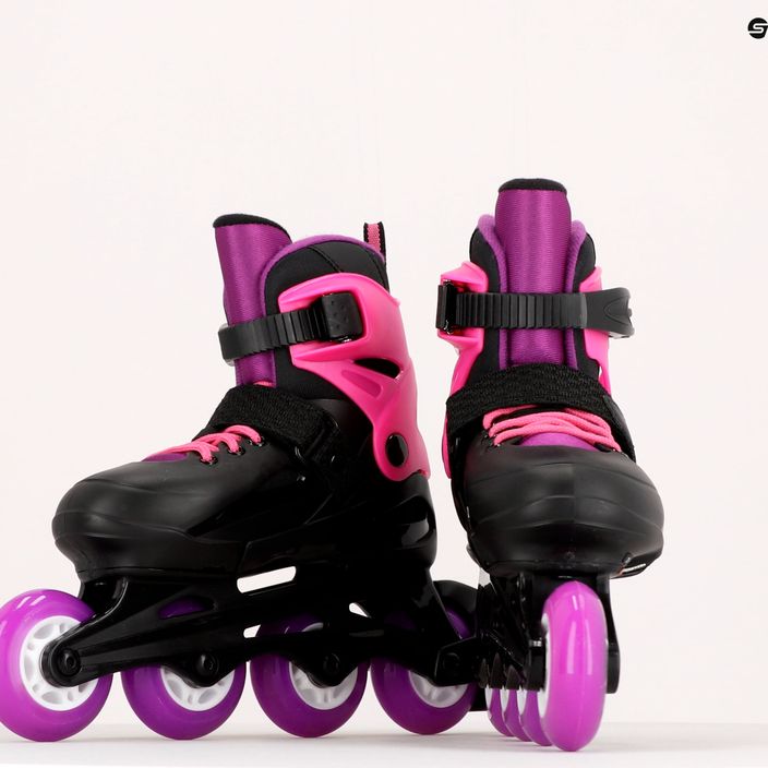 Rollerblade Fury G παιδικά πατίνια μαύρα/ροζ 07067100 7Y9 9