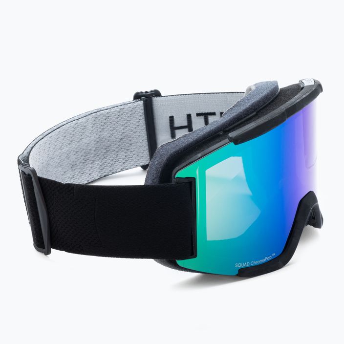 Smith Squad γυαλιά σκι μαύρα/χρωματοπόπ ήλιος πράσινος καθρέφτης M00668 2