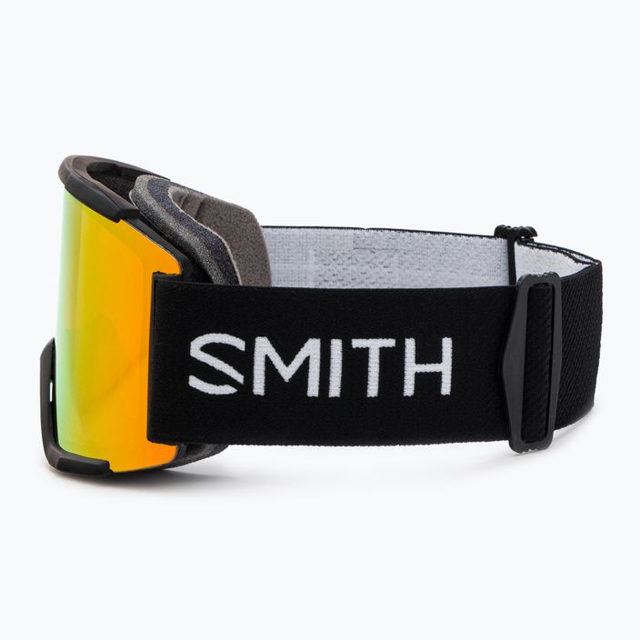Smith Squad XL μαύρο/χρωματοπόπ καθημερινό κόκκινο καθρέφτη γυαλιά σκι M00675 5