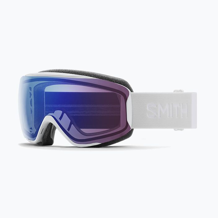 Smith Moment λευκά γυαλιά σκι λευκός ατμός/χρωμοχρωμικό φωτοχρωμικό rose flash M00745 6