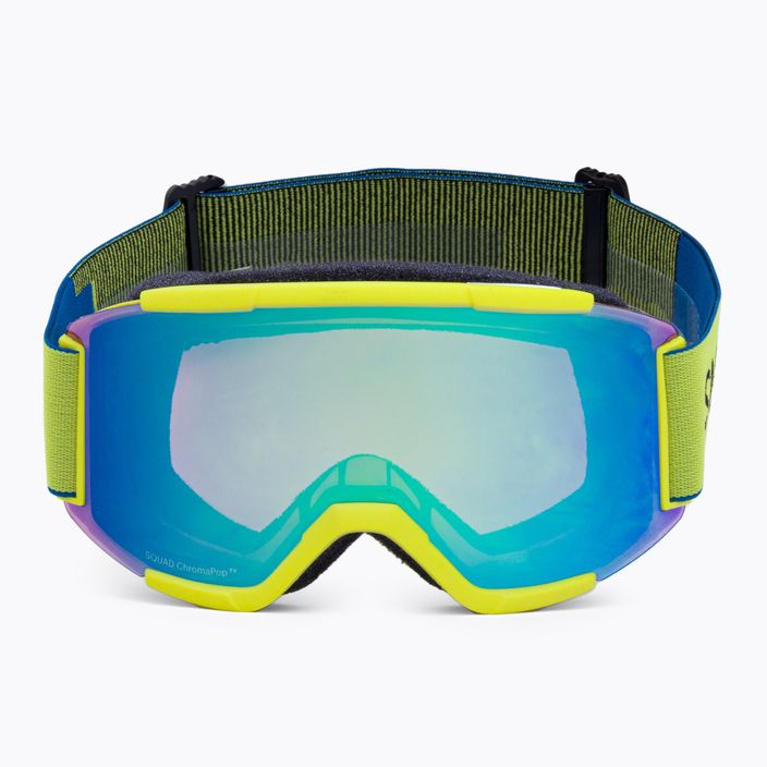 Smith Squad γυαλιά σκι κίτρινο νέον/χρωματοπόπ καθημερινό πράσινο καθρέφτη M00668 3