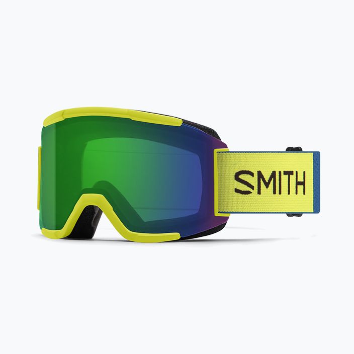 Smith Squad γυαλιά σκι κίτρινο νέον/χρωματοπόπ καθημερινό πράσινο καθρέφτη M00668 7