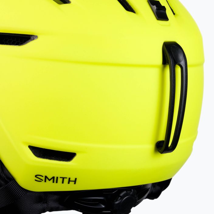 Κράνος σκι Smith Mission κίτρινο E0069609K5155 7