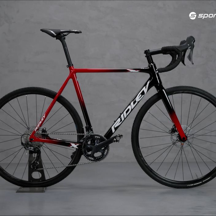 Ridley X-Night Disc GRX600 ποδήλατο ανωμάλου δρόμου 2x XNI08As μαύρο/κόκκινο SBIXNIRIDE26 13