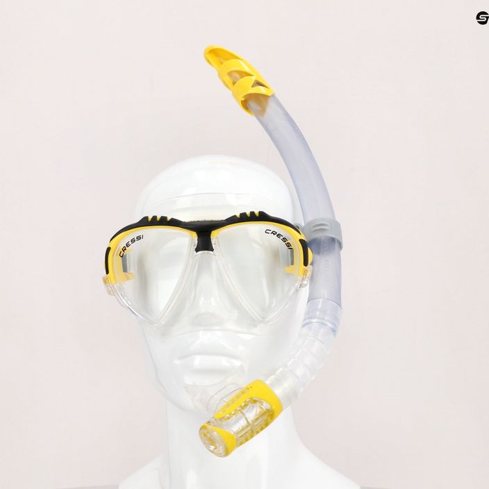 Cressi Matrix + Gamma μάσκα + αναπνευστήρας σετ κατάδυσης κίτρινο DS302504 8