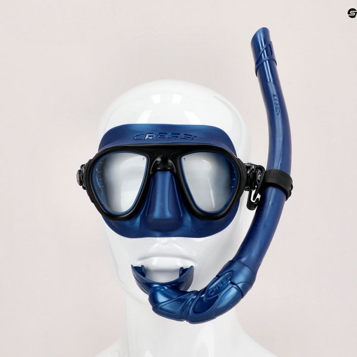 Cressi Calibro + Corsica σετ κατάδυσης μάσκα + αναπνευστήρας μπλε DS434550 6
