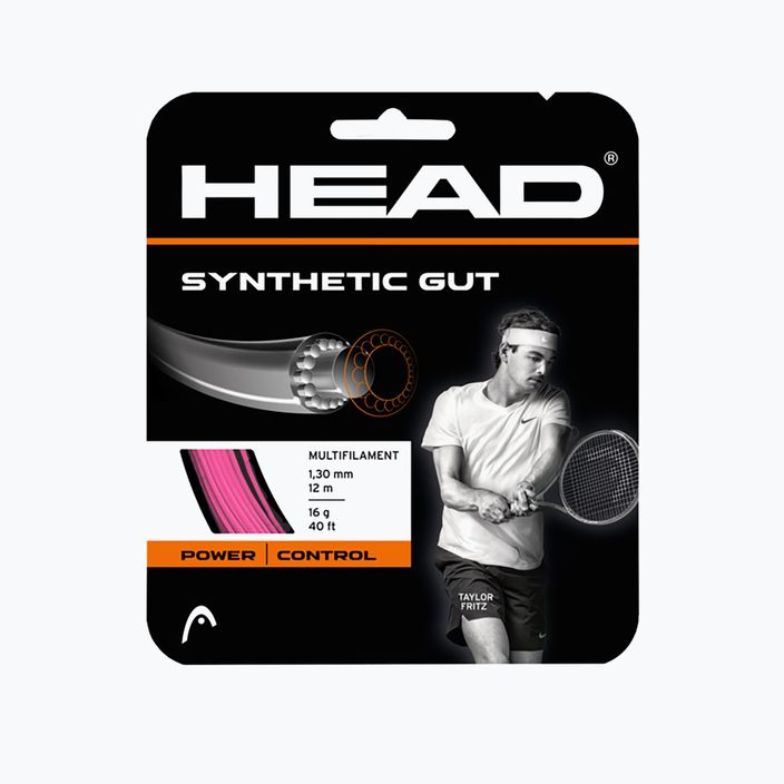 HEAD Synthetic Gut χορδή τένις ροζ 281111