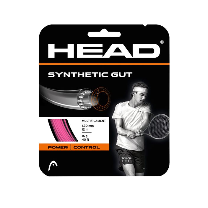 HEAD Synthetic Gut χορδή τένις ροζ 281111 2