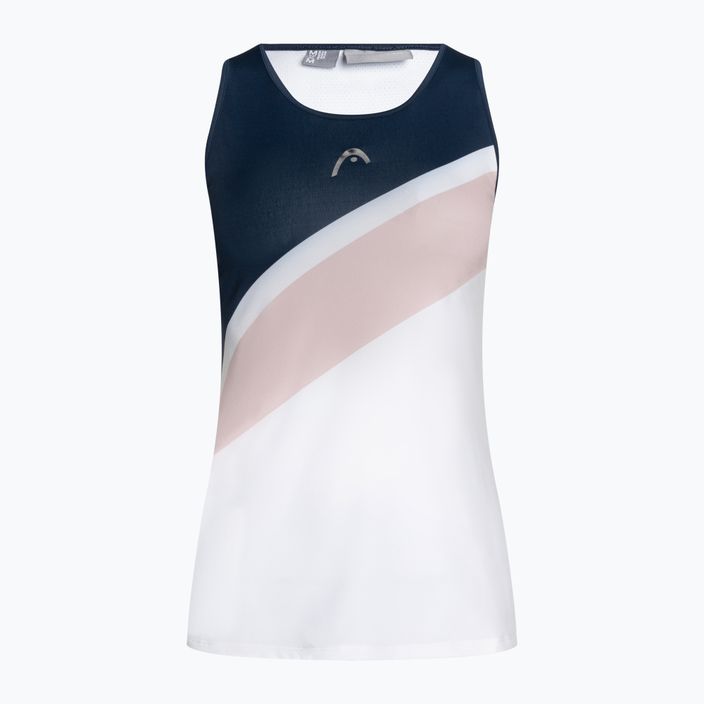 HEAD γυναικείο μπλουζάκι τένις Perf λευκό και ροζ 814342