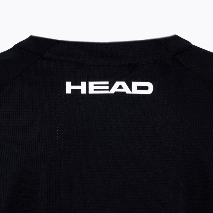 HEAD Topspin παιδικό μπλουζάκι τένις μαύρο και πορτοκαλί 816062 4