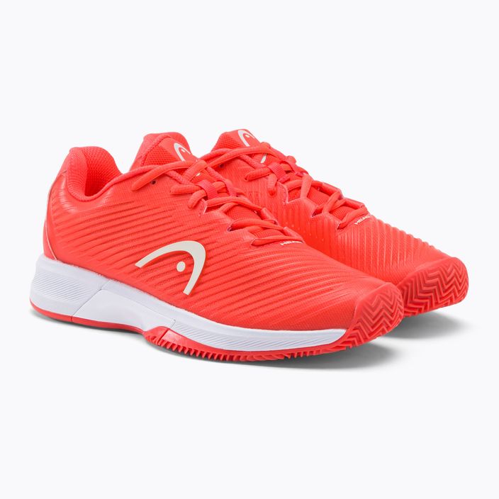 HEAD γυναικεία παπούτσια τένις Revolt Pro 4.0 Clay πορτοκαλί 274132 5